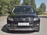 Защита переднего бампера d42 секции-d42 дуга VOLKSWAGEN Tiguan Sport & Style 2011-2016
