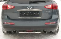 Защита заднего бампера d42 INFINITI EX 35 2007-2013