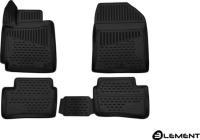 Автомобильные коврики element 3D в салон KIA Picanto, 2017-, хэтчбек, 4 шт. (полиуретан)