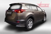 Защита задняя уголки d60 Toyota RAV-4 (2013-)
