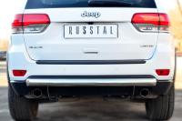 Защита заднего бампера d76 (дуга) JEEP Grand Cherokee 2013-