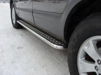 Пороги с площадкой 42,4 мм для Kia Mohave