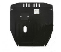 Защита Альфеко для картера двигателя и кпп Ford Fusion (Форд Фьюжн) (V-все, 2002-2012)