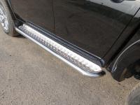 Пороги с площадкой 60,3 мм для Fiat Fullback 2016-