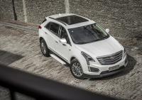 Пороги алюминиевые Rival "Silver" для Cadillac XT5 2017-