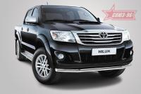 Защита переднего бампера d 60"Toyota HiLux" 2010-
