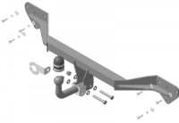 Фаркоп Мотодор с оцинкованным шаром на Toyota Prius (2011-2019)