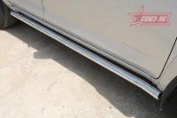 Пороги труба d 60 (компл. 2 шт)  (удл.база) Toyota RAV-4 (2009-2012)