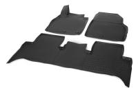 Автомобильные коврики Rival для Renault Scenic 2006-2010, полиуретан, с крепежом, 3 шт., 14708002