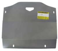 Защита двигателя и переднего дифференциала алюминиевая Мотодор Mitsubishi Pajero Sport II  2008-2011 АКПП