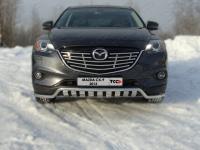 Решётка радиатора 16 мм для Mazda CX-9 2013-2017