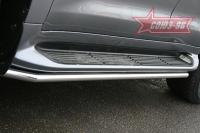 Защита штатных порогов d 42 Lexus LX 570 2007-2011