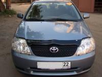 Дефлектор капота Toyota Corolla (Тойота Королла) (2000-2006) (темный)