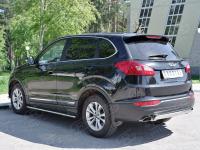 Защита заднего бампера d75х42 дуга CHERY TIGGO 5 2014