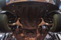 Композитная защита картера и КПП (2 части) Mercedes-Benz M (W166) (2012 по наст.)