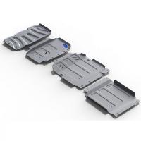 Защита радиатора, картера, КПП и РК Rival для Mercedes-Benz X-Class 4WD 2018-н.в., алюминий 4 мм, с крепежом, K333.3943.1