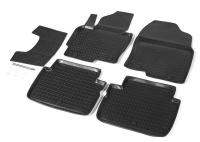 Автомобильные коврики Rival для Mazda CX-5 5-дв. 2011-2017, полиуретан, с крепежом, с перемычкой, 5 шт., 13803001