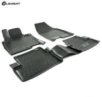 Автомобильные коврики element в салон NISSAN Qashqai+2 2008-2014 4 шт. (полиуретан)
