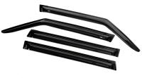 Дефлекторы боковых окон Skoda Yeti (Шкода Ети) (4 дв.) (2009-) (темн.)