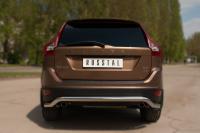 Защита заднего бампера d63(волна) Volvo XC60 2008-2013