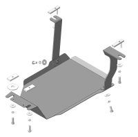 Защита Зад. Дифференциала стальная Мотодор KIA Sportage 2018-2022