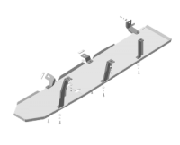 Защита алюминиевая топливного бака Мотодор Dodge Ram 1500 2018-