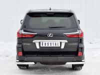 Защита заднего бампера уголки d63 секции-d42 секции LEXUS LX450d-LX570 2015 (кроме F-Sport)
