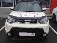 Дефлектор капота Kia Soul (2014-) темный