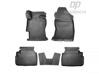 Автомобильные коврики Норпласт для Subaru XV (G5) 3D (2017), полиуретановые
