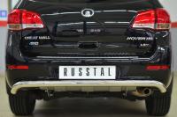Защита заднего бампера d63 (секции) волна GREAT WALL Hover H6 2012-2013