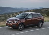 Пороги алюминиевые Rival "Premium" для Peugeot 3008 II 2016-н.в.