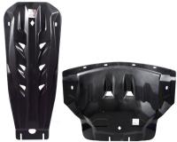 Композитная защита картера двигателя и кпп Infiniti (Инфинити) ЕX37 (2010-) 2 части