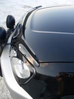 Дефлектор капота Toyota RAV4 (Тойота РАВ4) (1994-2000) (темный)