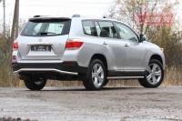Защита задняя волна d 60 "Toyota Highlander" 2010-