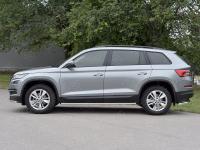 Пороги труба d42 (вариант 1) SKODA KODIAQ 2017-
