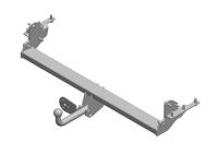 Фаркоп AvtoS для NISSAN Navara (со ступенькой) (2005-2015)