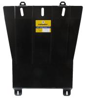 Защита Motodor для картера и КПП Audi A4 (кузов 8В, без труб воздуховода) (2005-2008)