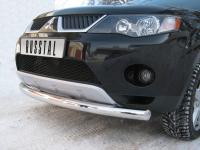 Защита переднего бампера d76 MITSUBISHI Outlander 2006-2009