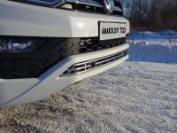 Решетка радиатора 12 мм для Volkswagen Amarok 2016-