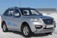 Пороги труба d63 (вариант 1) LIFAN X60 2011-2016
