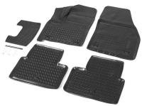 Автомобильные коврики Rival для Opel Meriva 2010-н.в., полиуретан, с крепежом, с перемычкой, 5 шт., 14205001