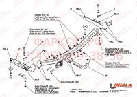 Фаркоп Imiola для Honda Accord седан CC, CE CF 1993-1998