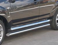 Пороги труба d76 (вариант 1) PEUGEOT 4007 2007-2012