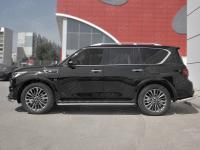 Защита порогов d42 (секции) INFINITI QX80 2018-