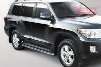 Защита штатного порога d60 Toyota LC 200 2013-