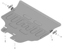 Защита стальная Мотодор Subaru Outback 2021-