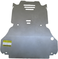 Защита алюминиевая Мотодор Audi A4  2007-2011 (кроме автомобилей с дизельным двигателем)