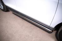 Пороги труба d63 (вариант 1) MAZDA CX-7 2010-2013