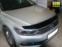 Дефлектор капота Volkswagen Passat В8, SD, WG (2015-) темный