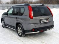 Защита задняя (уголки) 60,3 мм для Nissan X-Trail (T31) 2011-2015